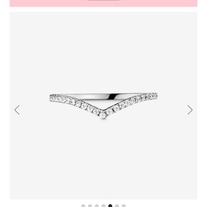 Pandora wishbone ring